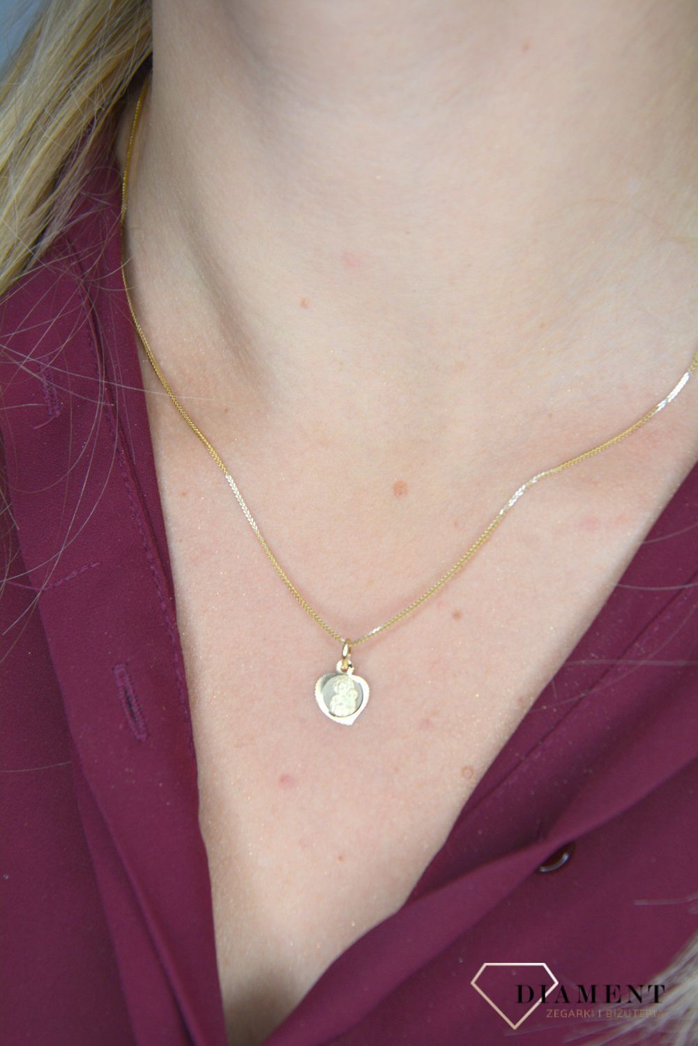 Złoty łańcuszek 585 lisi ogon 1 mm OUŁ000000-088 585 1mm ✅ Złoty łańcuszek został wykonany z wysokiej jakości złota próby 585 ✅.jpg